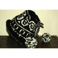 Black and White Beltane Hat