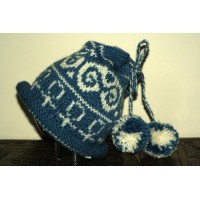 Blue and White Beltane Hat