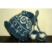 Blue and White Beltane Hat