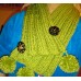 Bobble Scarf with Buttons (custom colours)