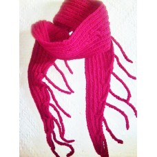 Red Tassle Scarf