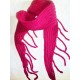 Red Tassle Scarf